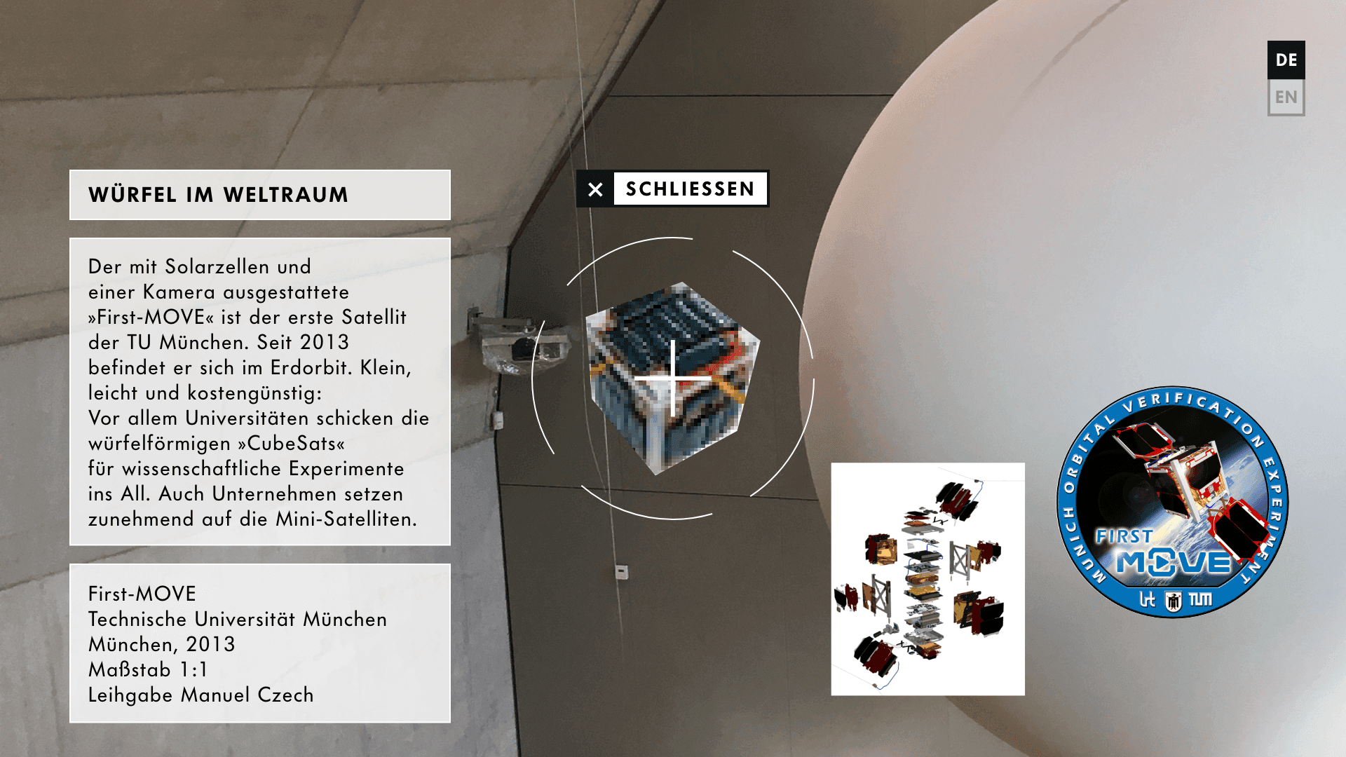 Interactive telescope display